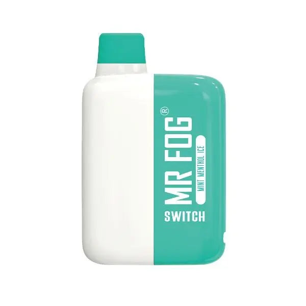 Best Deal Mr. Fog Switch SW5500 Rechargeable Disposable Vape 15mL 10 Pack Mint Menthol Ice