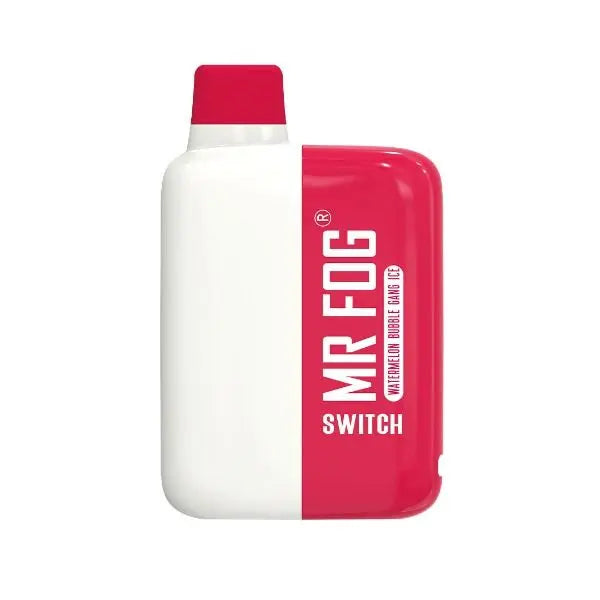 Best Deal Mr. Fog Switch SW5500 Rechargeable Disposable Vape 15mL 10 Pack Watermelon Bubble Gang Ice