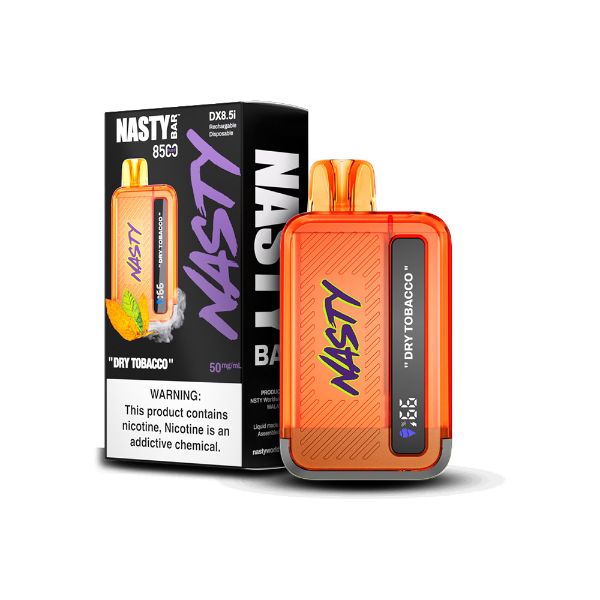 Nasty Bar by Nasty Juice 8500 Puffs Disposable Vape 17mL Best Flavor Dry Tobacco