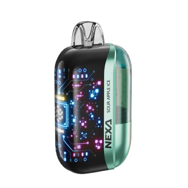 Best Deal Nexa Ultra 50,000 Puffs Disposable Vape 20mL - Sour Apple Ice