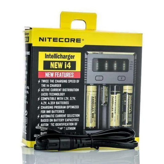 Nitecore New i4 Intellicharger Battery Charger - Four Bay - Default Title