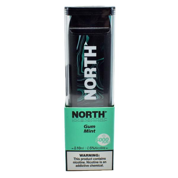 North 5000 Puffs 10mL Disposable Vape 10mL Best Flavor Gum Mint