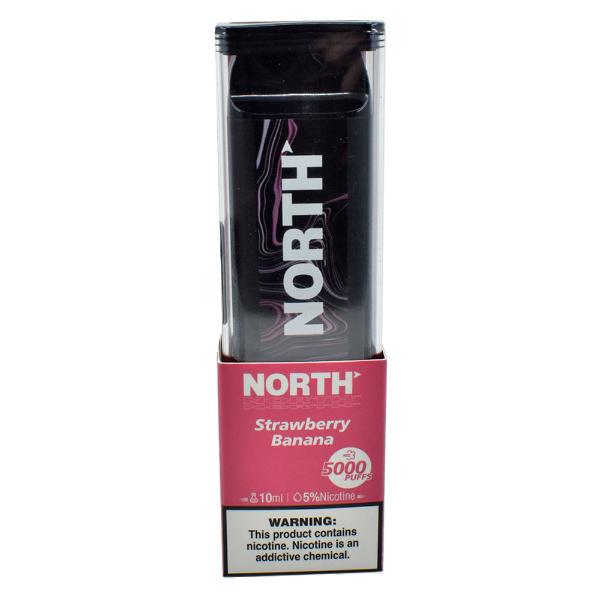 North 5000 Puffs 10mL Disposable Vape 10mL Best Flavor Strawberry Banana 