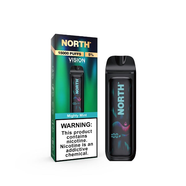 North Vision 15000 Puffs Rechargeable Disposable - Mighty Mint