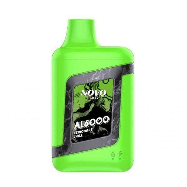 Novo Bar al6000 lemonade chill al6000 puffs vape flavors