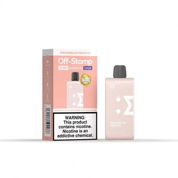Best Deal Off-Stamp SW16000 Disposable Pod Strawmelon Peach Ice