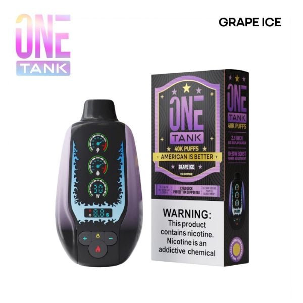 One Tank 40K Disposable Grape Ice