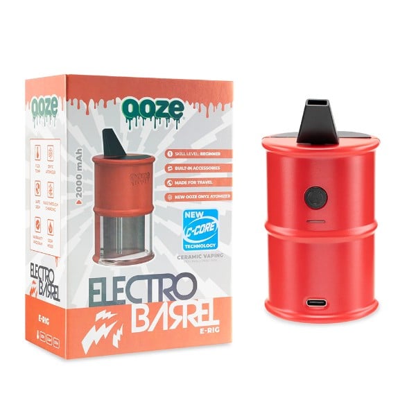 Ooze Electro Barrel Dab Rig