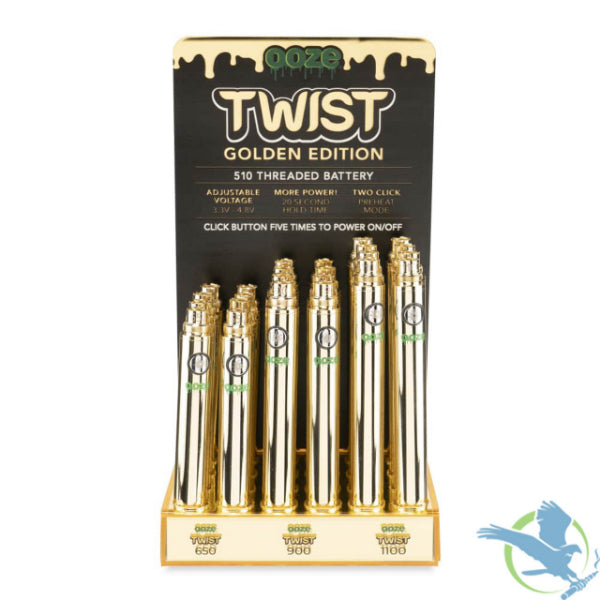 Ooze Twist Battery Display 24-Pack