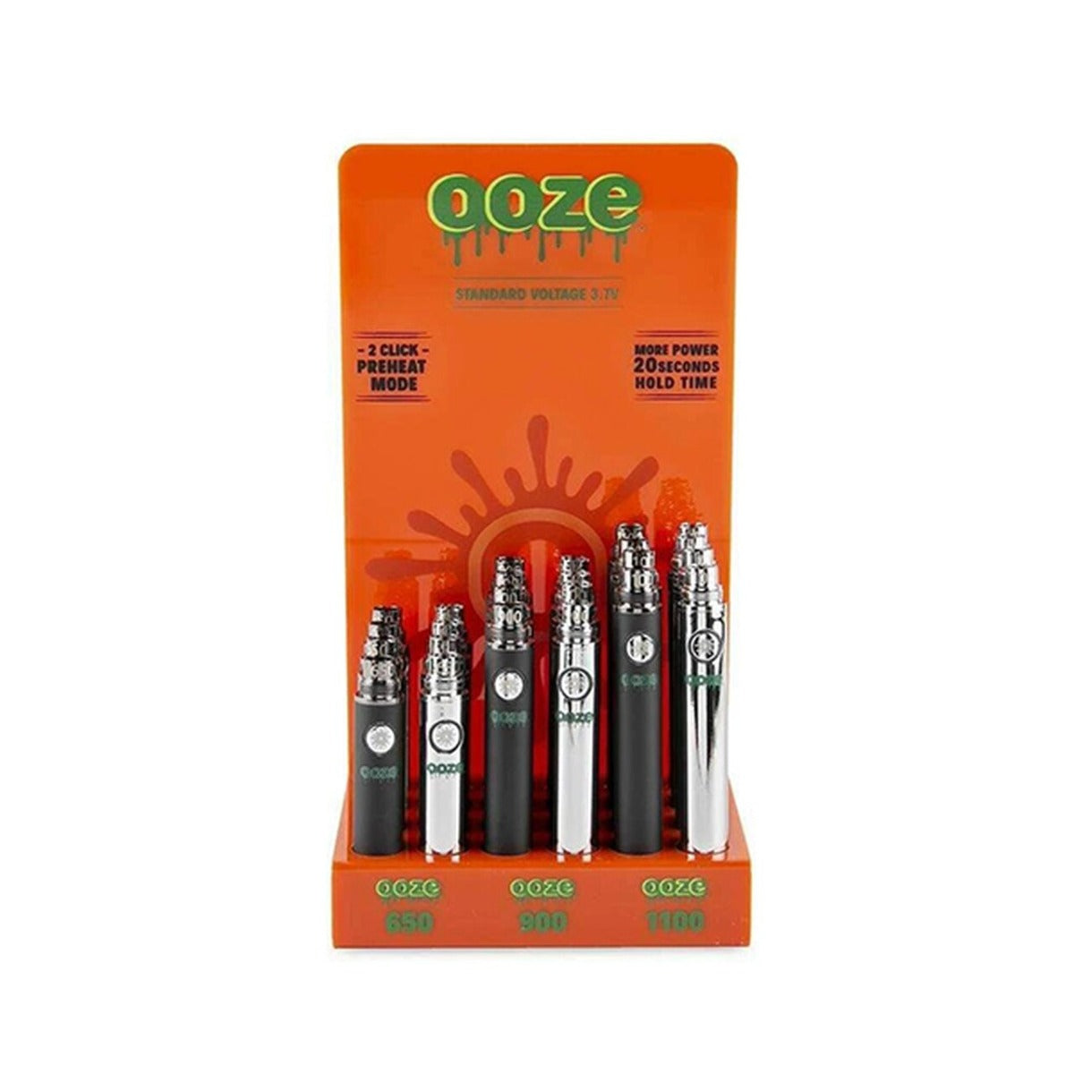 Ooze Vape Battery Display 24ct Wholesale