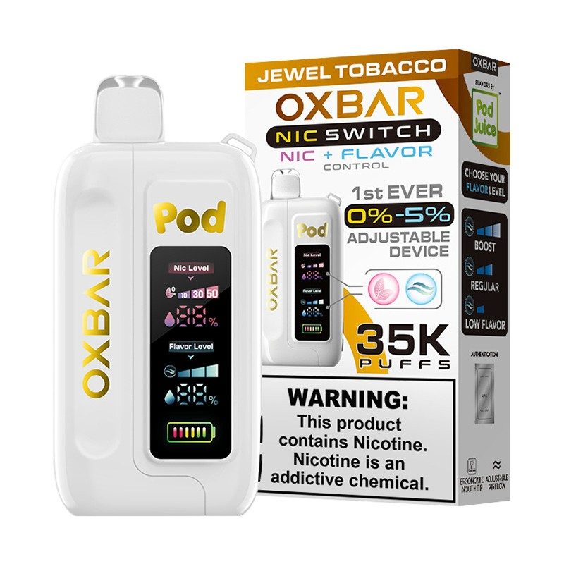 OXBAR Pod Juice NIC Switch 35,000 Puff Disposable Jewel Tobacco