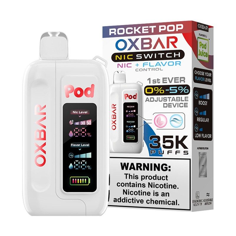 OXBAR Pod Juice NIC Switch 35,000 Puff Disposable Rocket Pop