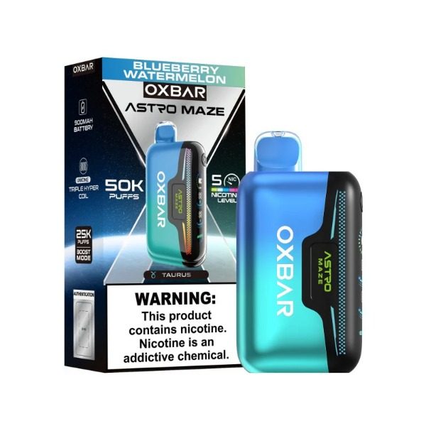 OXBAR Astro Maze 50,000 Puffs Disposable - Blueberry Watermelon
