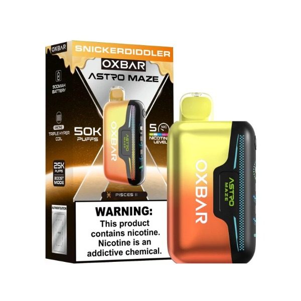 OXBAR Astro Maze 50,000 Puffs Disposable - Snickerdiddler