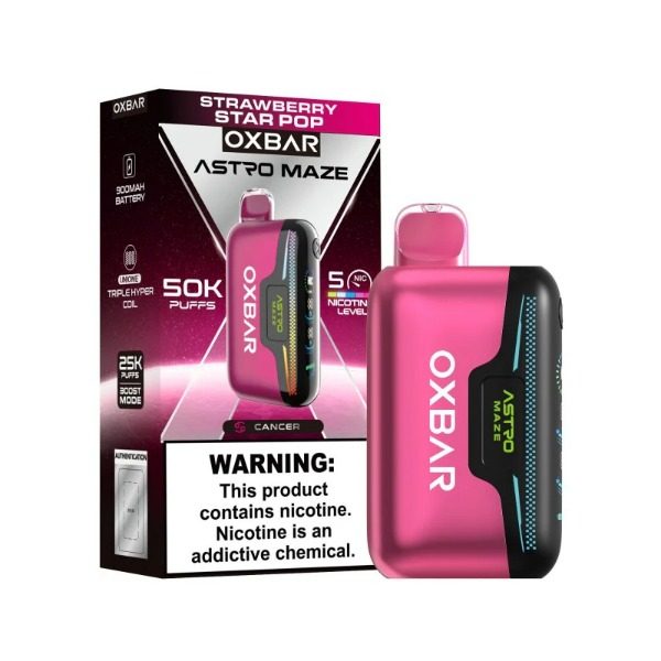 OXBAR Astro Maze 50,000 Puffs Disposable - Watermelon Apple Gush