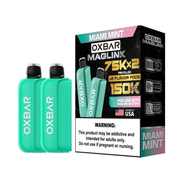 Oxbar Maglink Nixodine 75,000 Puff Replacement Pods