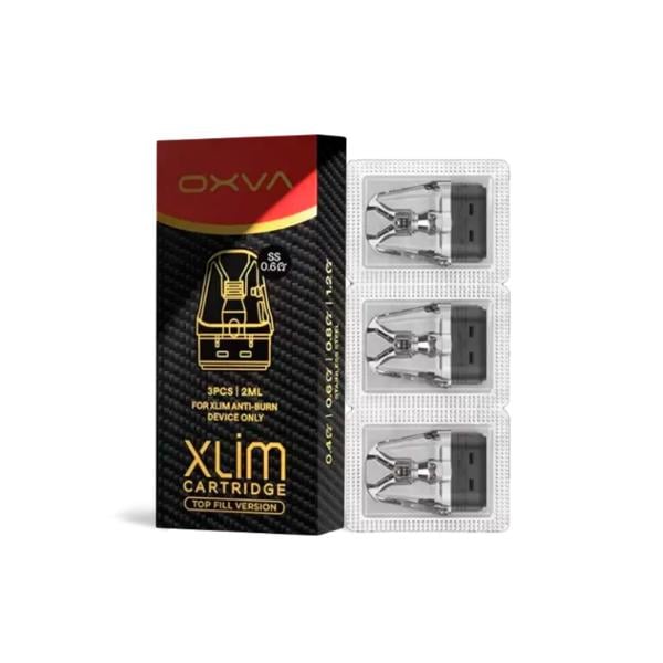OXVA Xlim Replacement Top-Fill Pods Stainless Steel 3-Pack