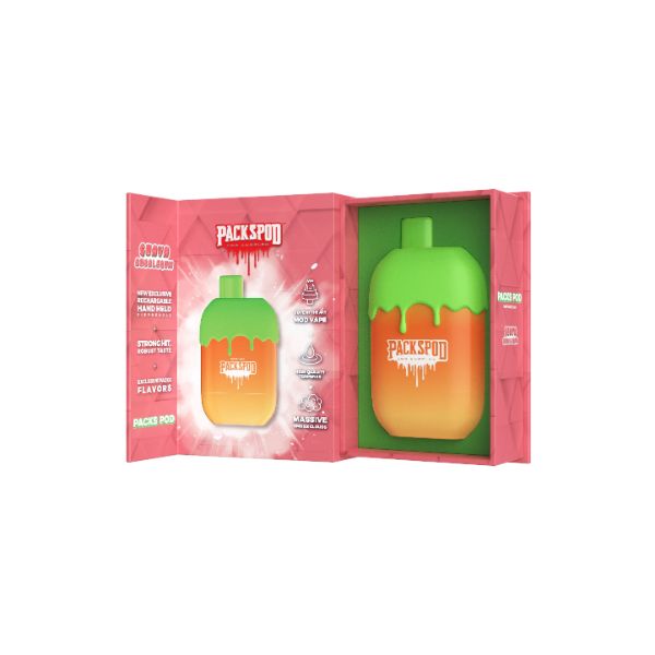 Packs Packspod 5000 Puff Disposable Vape 5 Pack 12ml - $40.30 eJuices.co Packs Packspod 5000 Puff Disposable Vape 5 Pack 12ml - $40.30 eJuices.co