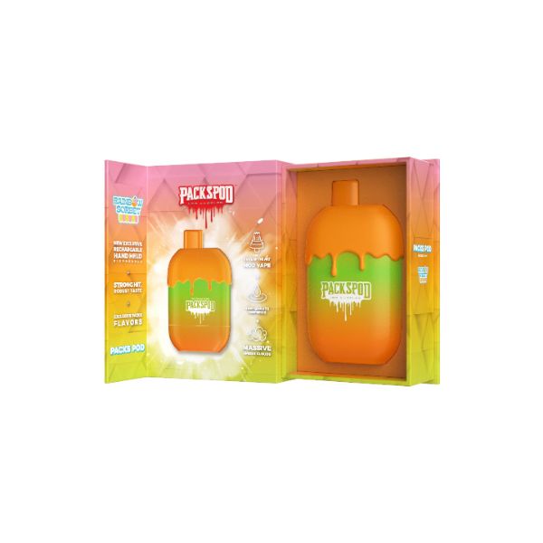 Packpods 5000 Puff Disposable Rainbow Sherbert