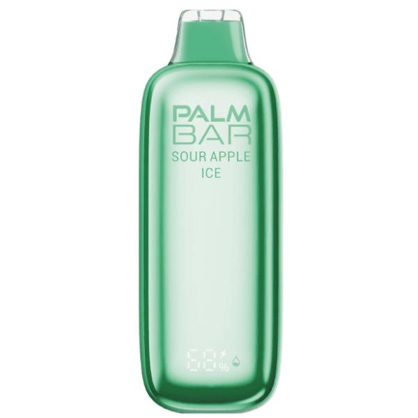Palm Bar 7500 Puffs Rechargeable Vape Disposable 15mL Best Flavor Sour Apple Ice