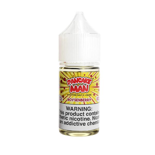 Pancake Man Salt Series E-Liquid 30mL (Salt Nic)-Boysenberry-50mg-30mL