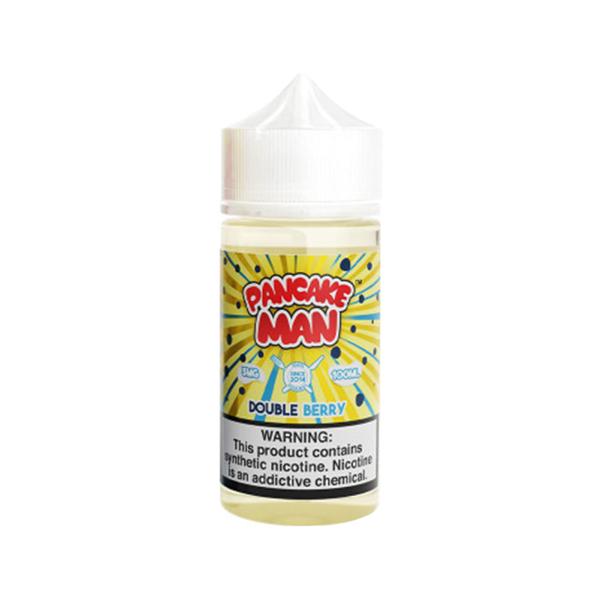 Pancake Man Series E-Liquid 100mL (Freebase)-3mg-Double Berry