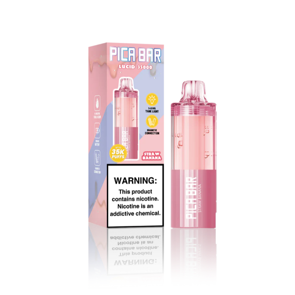 PICA BAR Lucid 35K Disposable POD-Straw Banana