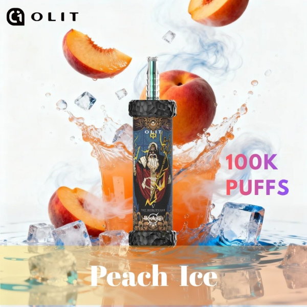 Olit Hookalit Plus 100K Puffs Disposable - Peach Ice