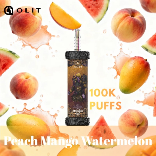 Olit Hookalit Plus 100K Puffs Disposable - Peach Mango Watermelon