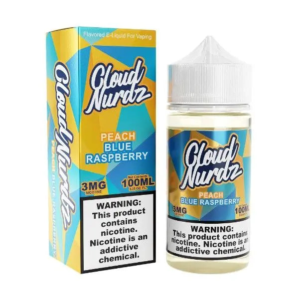Best Deal Cloud Nurdz 100mL Vape Juice - Peach Blue Raspberry