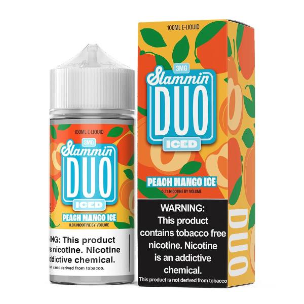 Slammin Duo Series E-Liquid 100mL - Peach Mango Ice