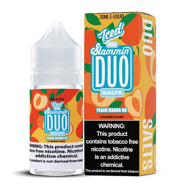 Slammin Duo Series E-Liquid 30mL - Peach Mango Ice