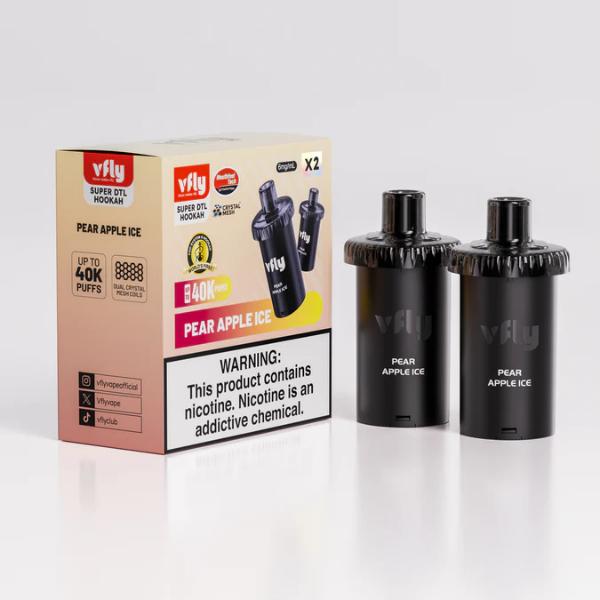 VFLY Super DTL Hookah 40K Disposable E-Hookah POD (2 Count)