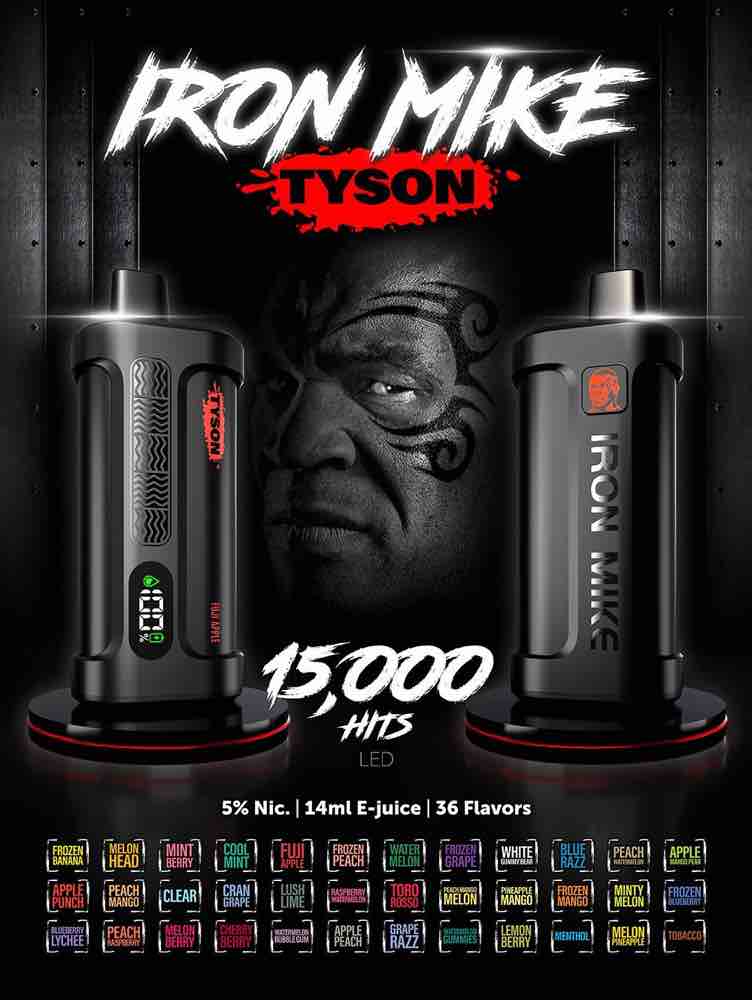 Tyson 2.0 Iron Mike 15000 Puffs Disposable
