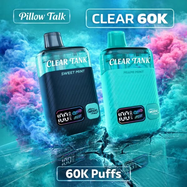 Pillow Talk Clear 60K Puffs Disposable