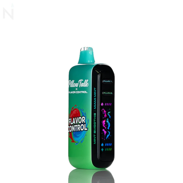 Pillow Talk FC40000 Flavor Control Disposable - 20mL - Miami Mint / Mint Smoothie