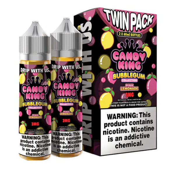 Best Deal Candy King Bubblegum Vape Juice 120mL - Pink Lemonade