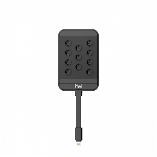 Pivoi 5000mAh Power Bank with Built-in Lightning Cable and Suction Cups Wholesale