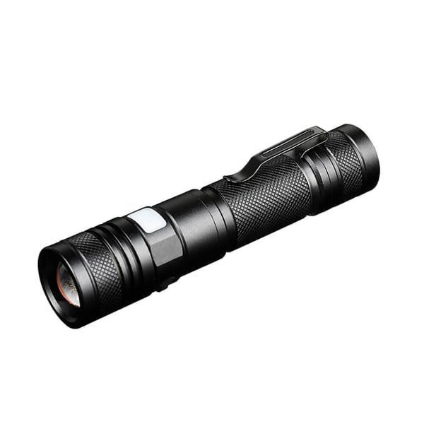 Pivoi 10W LED Tactical Rechargeable Flashlight with Clip