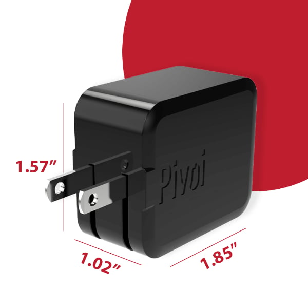 Pivoi Dual USB Wall Charger