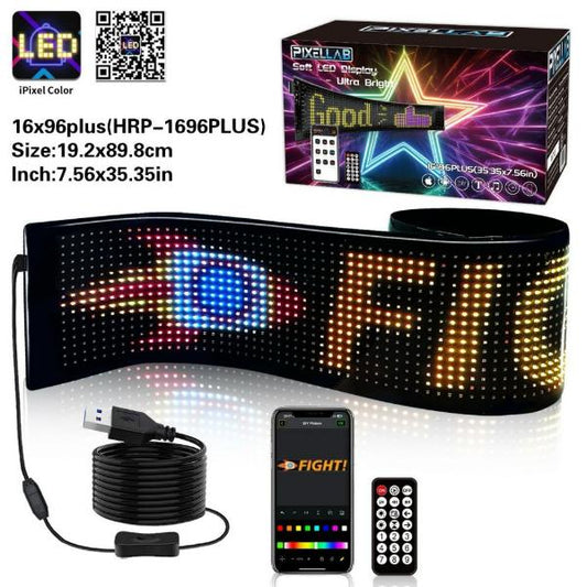 Pixel Lab Flexible Waterproof Bluetooth LED Signage Programmable