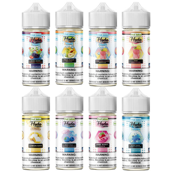 Pod Juice x Hyde TFN 100mL Bottles Best Flavors