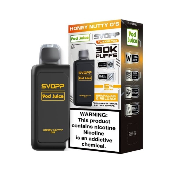 Pod Juice SVOPP 30,000 Puffs Disposable (Pod Only) - Honey Nutty O's