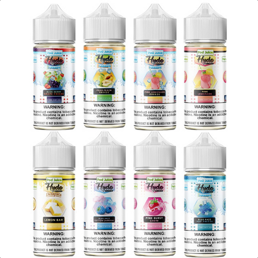 Bottles of Pod Juice TFN Series 100mL