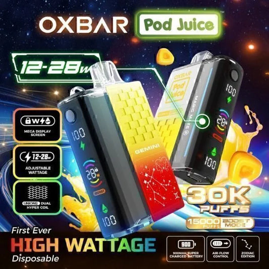 OXBAR x Pod Juice Magic Maze 2.0 30k Puffs Rechargeable Disposable 13mL