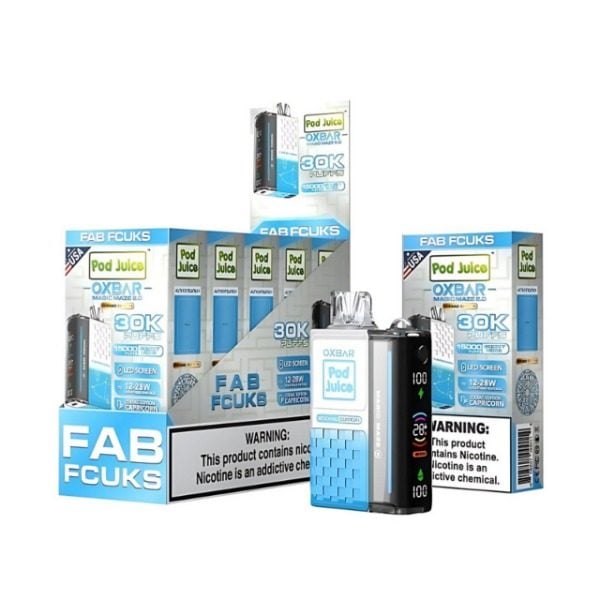 Pod Juice x OXBAR Magic Maze 2 30k Puffs Rechargeable Disposable - Fab Fcuks
