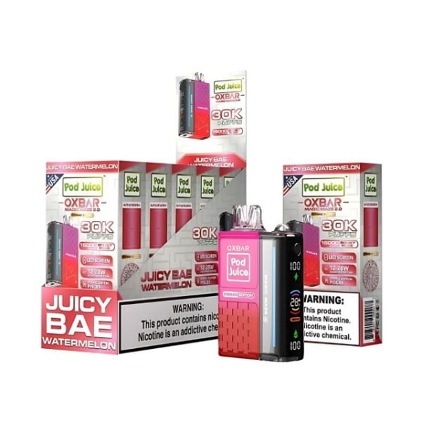 Pod Juice x OXBAR Magic Maze 2 30k Puffs Rechargeable Disposable - Juicy Bae Watermelon