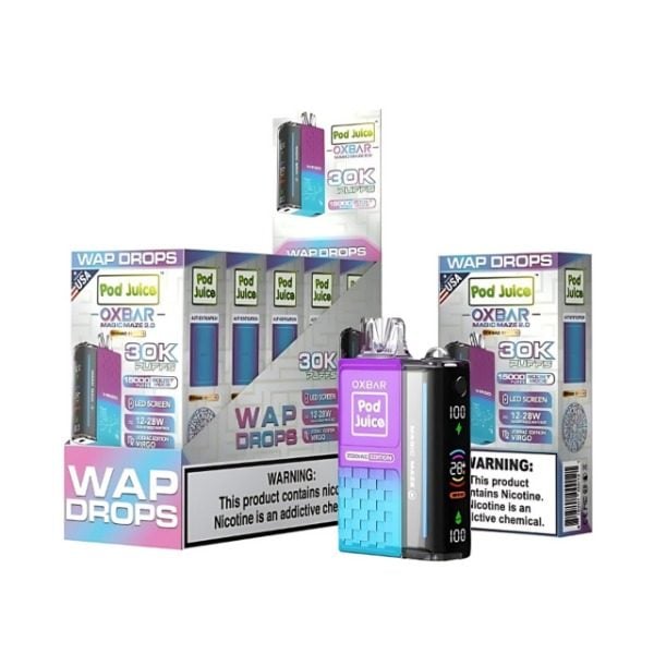 Pod Juice x OXBAR Magic Maze 2 30k Puffs Rechargeable Disposable - Wap Drops