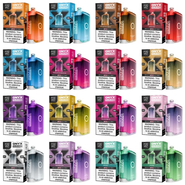 Pod Salt Onyx Cloud X 25K Puff Shisha Disposable