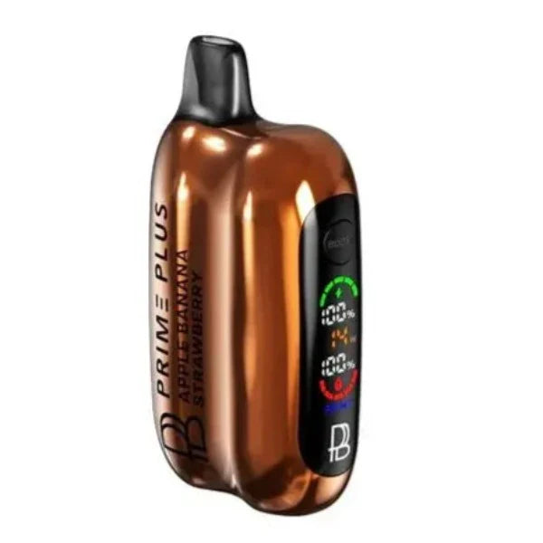 Best Deal Prime Plus 26000 Puffs Rechargeable Disposable Vape 20mL Apple Banana Strawberry